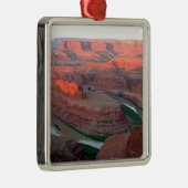 Dead Horse Point State Park, Utah, Verenigde State Metalen Ornament (Rechts)