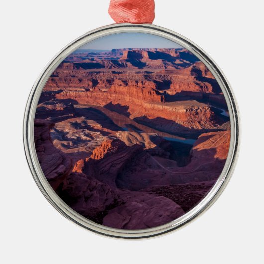 Dead Horse Point Sunrise - Moab, Utah Metalen Ornament (Voorkant)