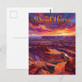 Dead Horse Point Utah Briefkaart (Voorkant / Achterkant)
