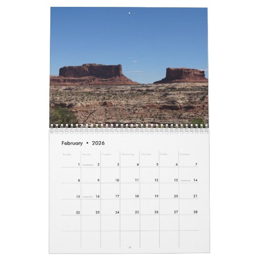 Dead Horse Point, Utah Kalender (Feb 2026)