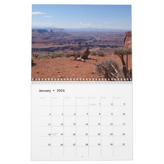 Dead Horse Point, Utah Kalender (Jan 2026)