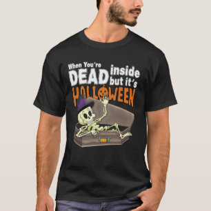 Dead Inside beroemd gemaakt door Halloween Mannen T-shirt