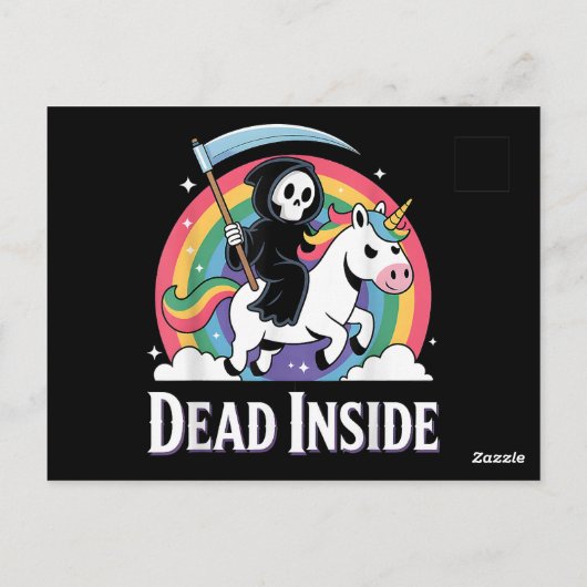 Dead Inside Briefkaart (Achterkant)
