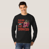 Dead Inside But Caffeinated Skull Mug  Coffee T-shirt (Voorkant volledig)