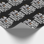 Dead Inside But I Got My Masters Degree Skeleton Cadeaupapier (Hoek)