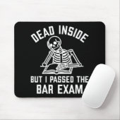 Dead Inside But I Ped The Bar Exam New Lawyer  Muismat (Met muis)