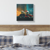 Dead Inside... But It’s Christmas Canvas Afdruk (Insitu (Slaapkamer))