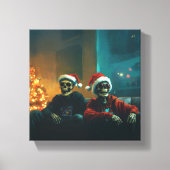 Dead Inside... But It’s Christmas Canvas Afdruk (Voorkant)