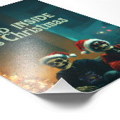 Dead Inside... But It’s Christmas Foto Afdruk (Hoek)