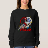 Dead Inside but it s freedom American Skull Indepe Trui (Voorkant)