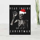 Dead Inside But It's Christmas  Kaart (Voorkant)