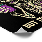 Dead Inside But It's Mardi Gras Gras Gras Gras Gra Poster (Hoek)