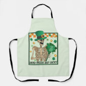 Dead Inside But Lucky beroemd gemaakt door Skeleto Schort (Voorkant)