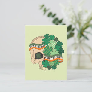 Dead Inside But Lucky beroemd gemaakt door Sugar S Briefkaart