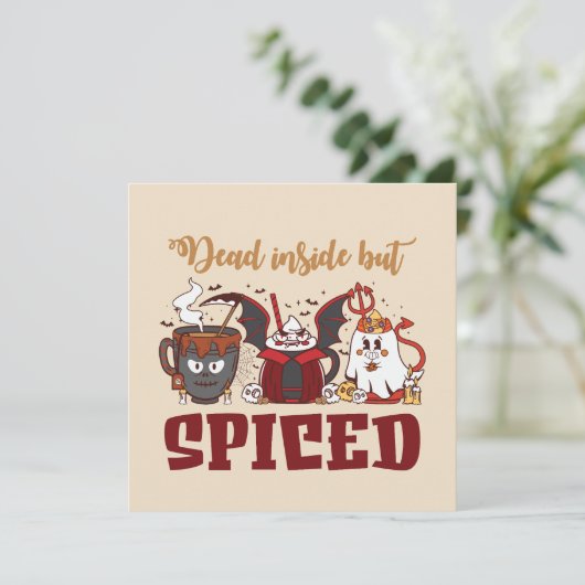 Dead Inside But Spiced beroemd gemaakt door Spooky (Staand voorkant)
