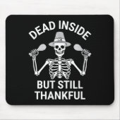 Dead Inside But Still Thankful - Skeleton Hallowee Muismat (Voorkant)