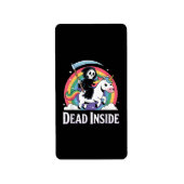 Dead Inside Etiket (Voorkant)