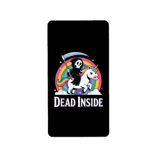 Dead Inside Etiket (Voorkant)
