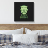 Dead Inside Frankenstein Monster Canvas Afdruk (Insitu (Slaapkamer))
