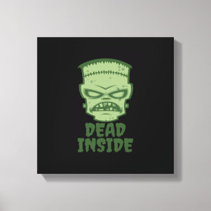 Dead Inside Frankenstein Monster Canvas Afdruk