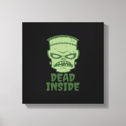 Dead Inside Frankenstein Monster Canvas Afdruk (Voorkant)
