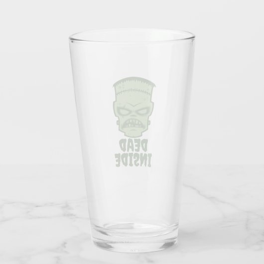 Dead Inside Frankenstein Monster Glas (Achterkant)