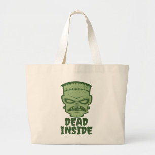 Dead Inside Frankenstein Monster Grote Tote Bag
