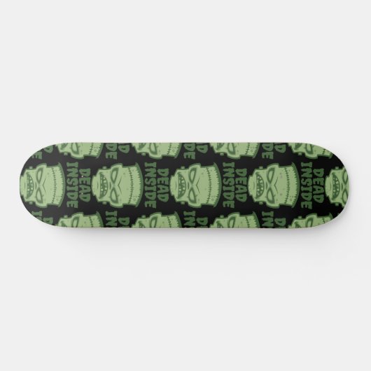 Dead Inside Frankenstein Monster Persoonlijk Skateboard (Horizontaal)