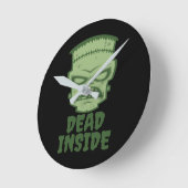 Dead Inside Frankenstein Monster Ronde Klok (Hoek)