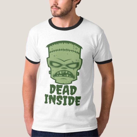 Dead Inside Frankenstein Monster T-shirt (Voorkant)