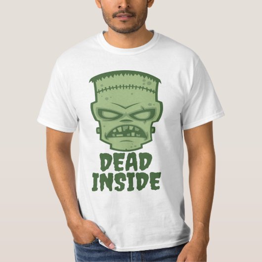 Dead Inside Frankenstein Monster T-shirt (Voorkant)
