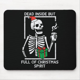 Dead Inside Full Christmas Spirit Skelet Xmas Wo Muismat