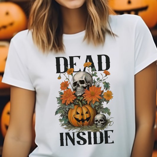 Dead Inside  Halloween Tri-Blend Shirt