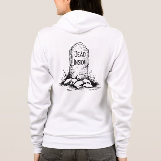 Dead Inside Hoodie (Achterkant)