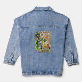 Dead Inside, maar met geluk Denim Jacket (Achterkant)