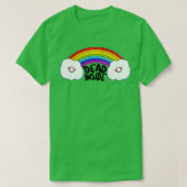 Dead Inside Nihilist 80s Rainbow Graphic Design T-shirt (Design voorkant)