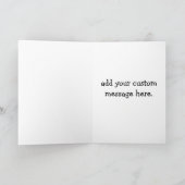 Dead Inside Skeleton Bunny Funny Easter Card Kaart (Binnen)