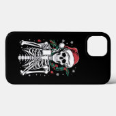 Dead Inside Skeleton Christmas Koffie Liefhebber G Case-Mate iPhone Case (Achterkant (horizontaal))