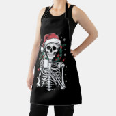 Dead Inside Skeleton Christmas Koffie Liefhebber G Schort (Insitu)