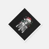 Dead Inside Skeleton Christmas Koffie Liefhebber G Servet (Hoek)