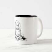 Dead Inside Tweekleurige Koffiemok (Voorkant rechts)