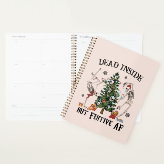 Dead Inside | Vreemde kerst Planner (Display)