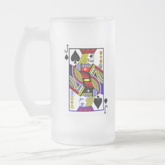 Dead Jack Frosted Beer Glass Matglas Bierpul (Links)