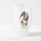 Dead Joker Frosted Beer Mok (Voorkant rechts)