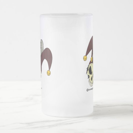 Dead Joker Frosted Beer Mok (Center)