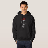 Dead King Tattoo Skull Crown Hoodie (Voorkant volledig)