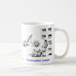 Dead Lawyer™ Construction Lawyer Coffee Mok