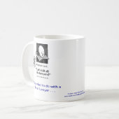 Dead Lawyer™ Corporate Lawyer Coffee Mok (Voorkant links)