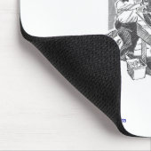 Dead Lawyer™ Corporate Lawyer Mousepad Muismat (Hoek)