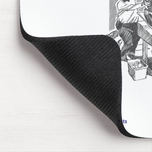 Dead Lawyer™ Corporate Lawyer Mousepad Muismat (Hoek)